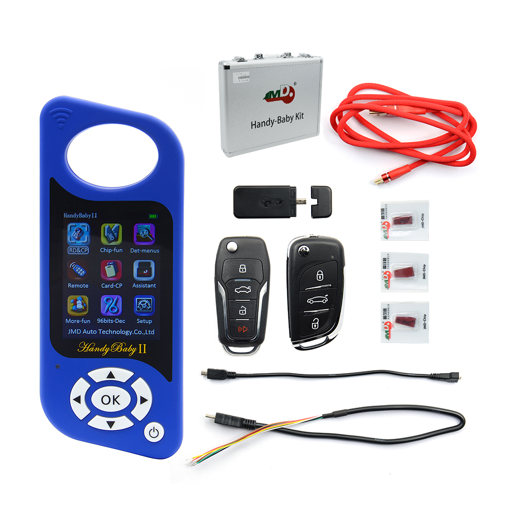 original JMD Handy Baby 2 II Key Programmer Hand-held Car Key Copy Key Programmer for 4D/46/48 Chips