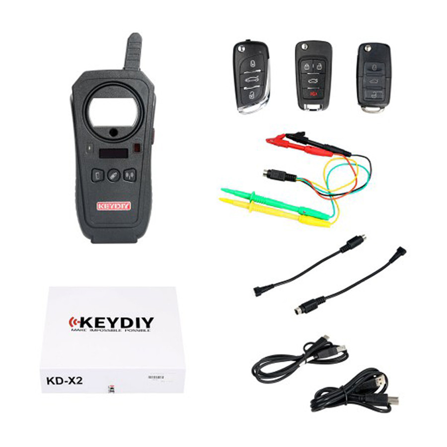 KEYDIY KD-X2 Remote Maker Unlocker and Generator-Transponder Cloning Device with 96bit 48 Transponder Copy Function